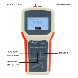 Solar Panel Multimeter ELEJOY EL400B Voltage 12-60V Max Power 400W Max Current 20A Measure PV MPPT Power Output